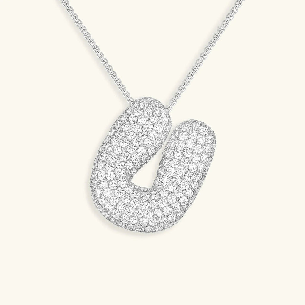 Mabelle Bubble Initial Necklace