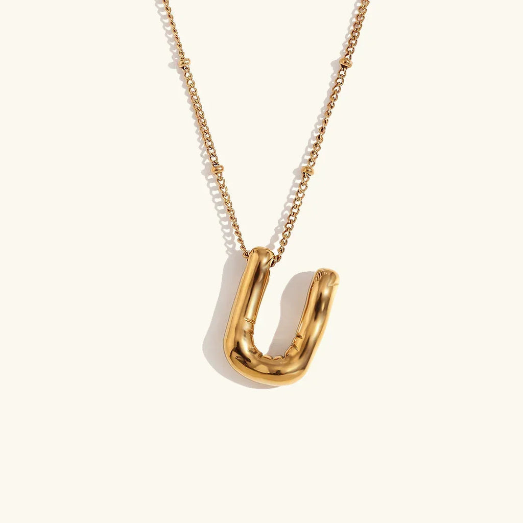 Juliet Bubble Initial Necklace