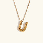 Juliet Bubble Initial Necklace