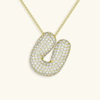 Mabelle Bubble Initial Necklace