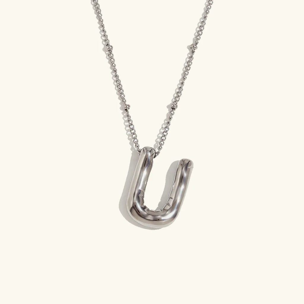 Juliet Bubble Initial Necklace