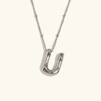 Juliet Bubble Initial Necklace