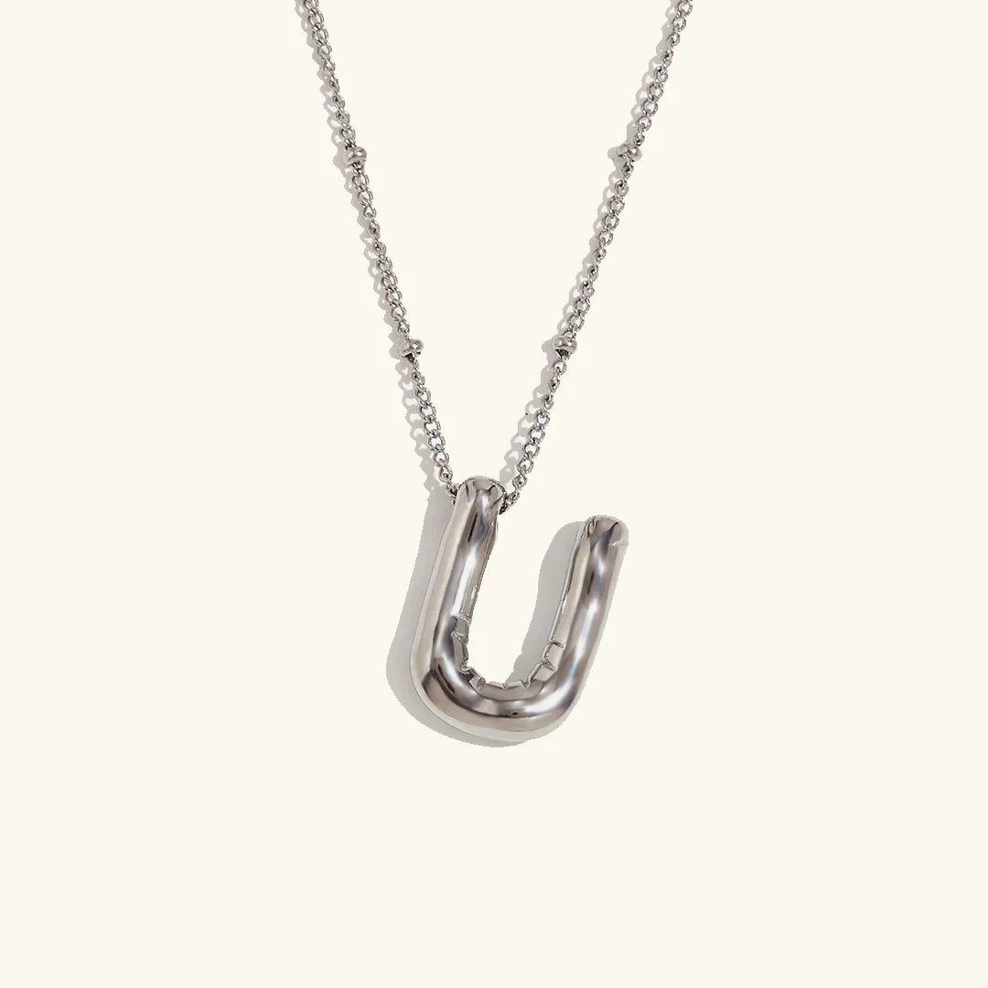 Juliet Bubble Initial Necklace