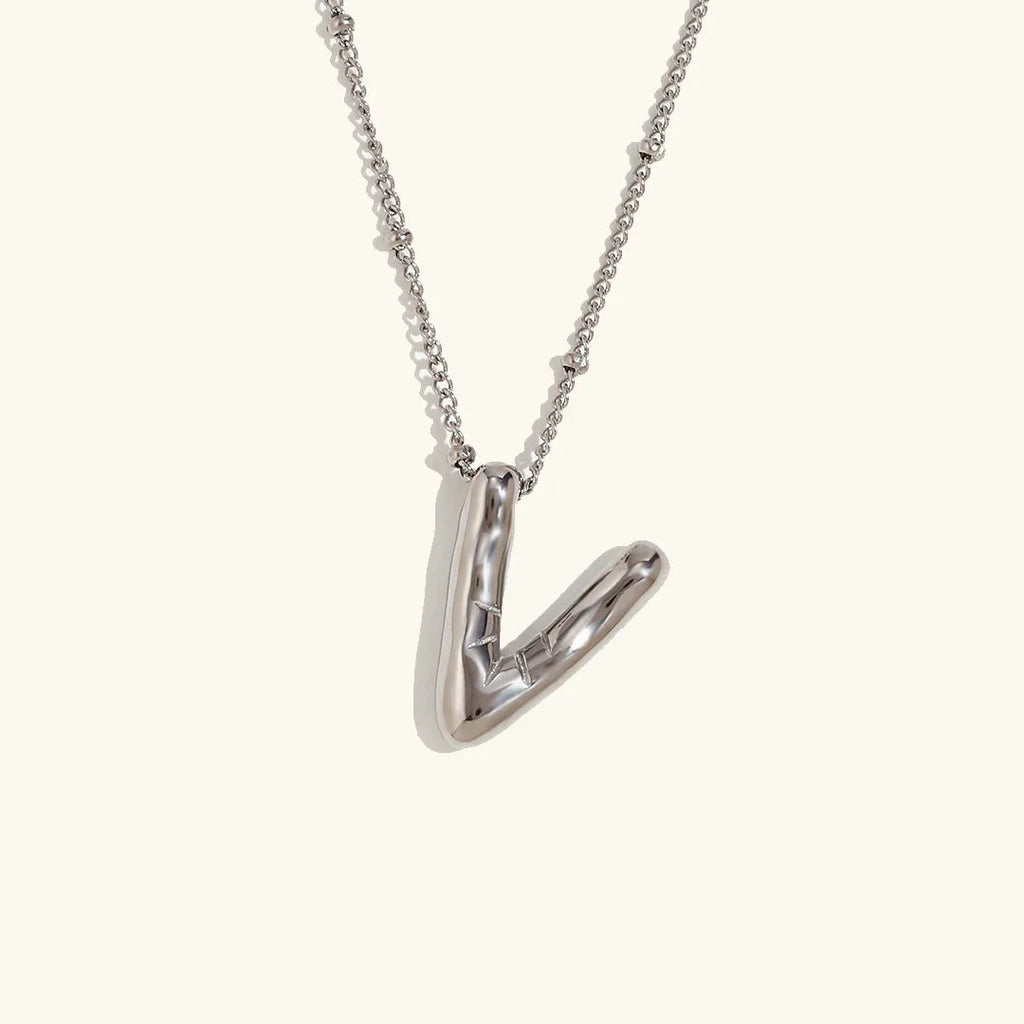 Juliet Bubble Initial Necklace
