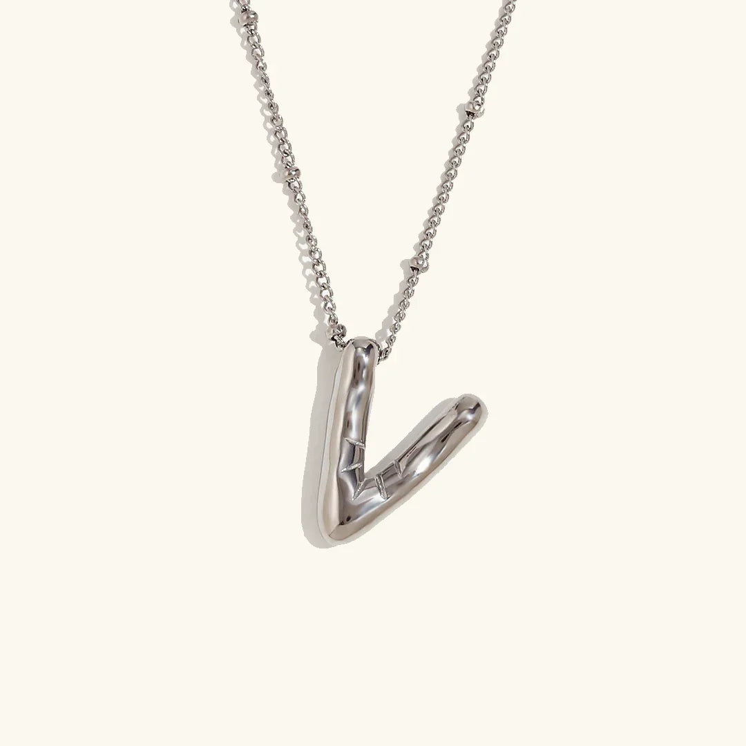 Juliet Bubble Initial Necklace