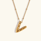 Juliet Bubble Initial Necklace