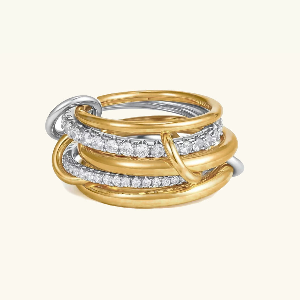 Rosalba Stacked Diamond Ring