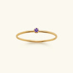Hepzibah Birthstone Stacker Ring