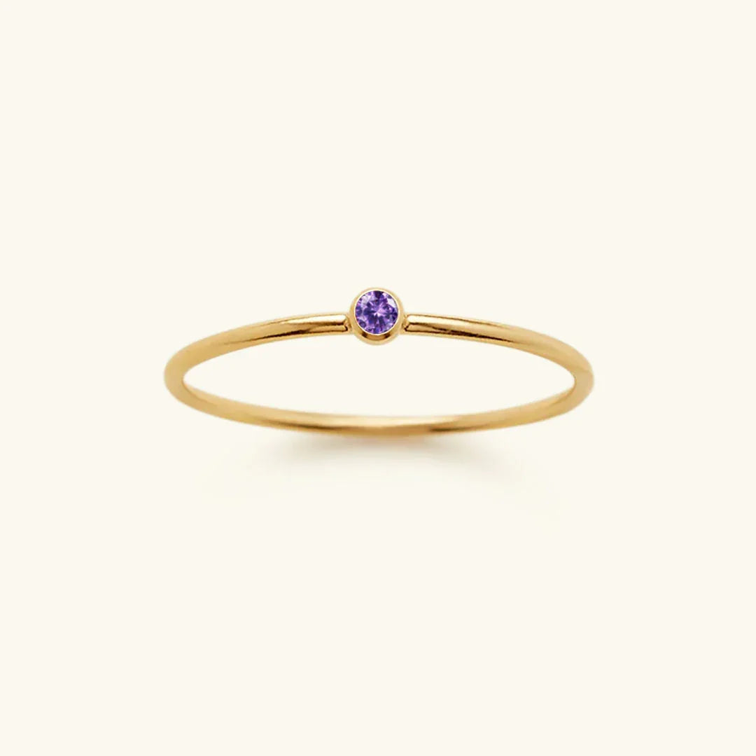 Hepzibah Birthstone Stacker Ring