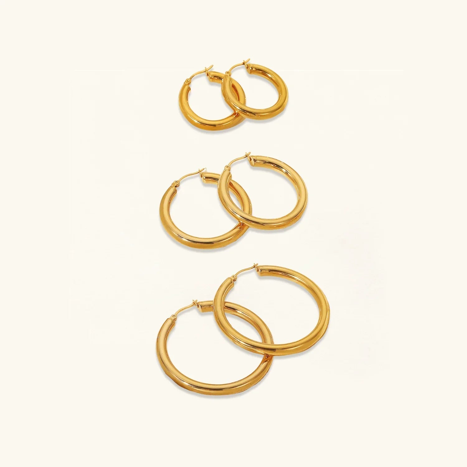 Nora Wide Hoops