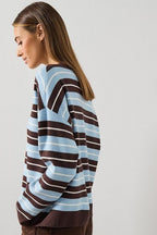 Chocolate colored sea stripe