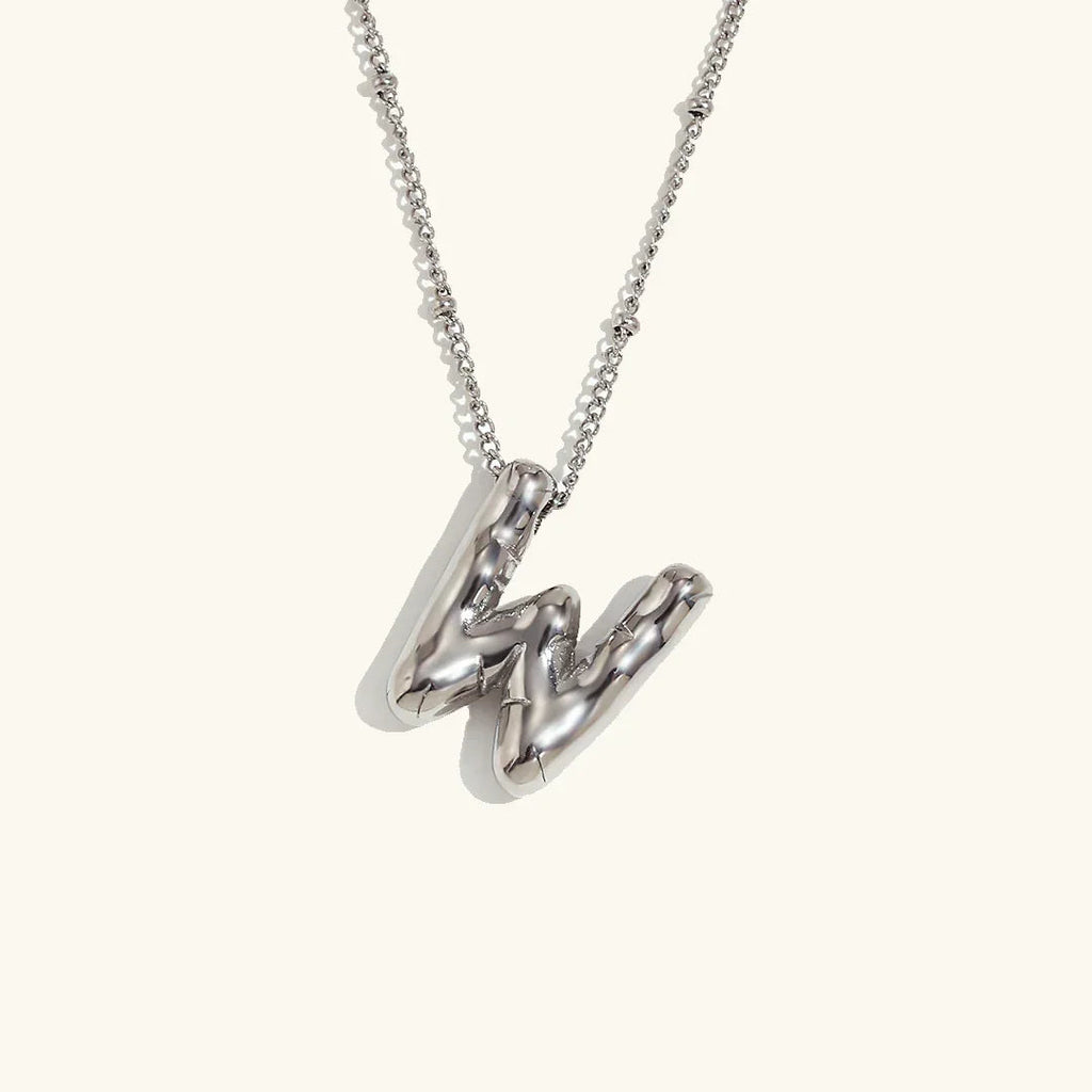 Juliet Bubble Initial Necklace