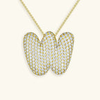 Mabelle Bubble Initial Necklace