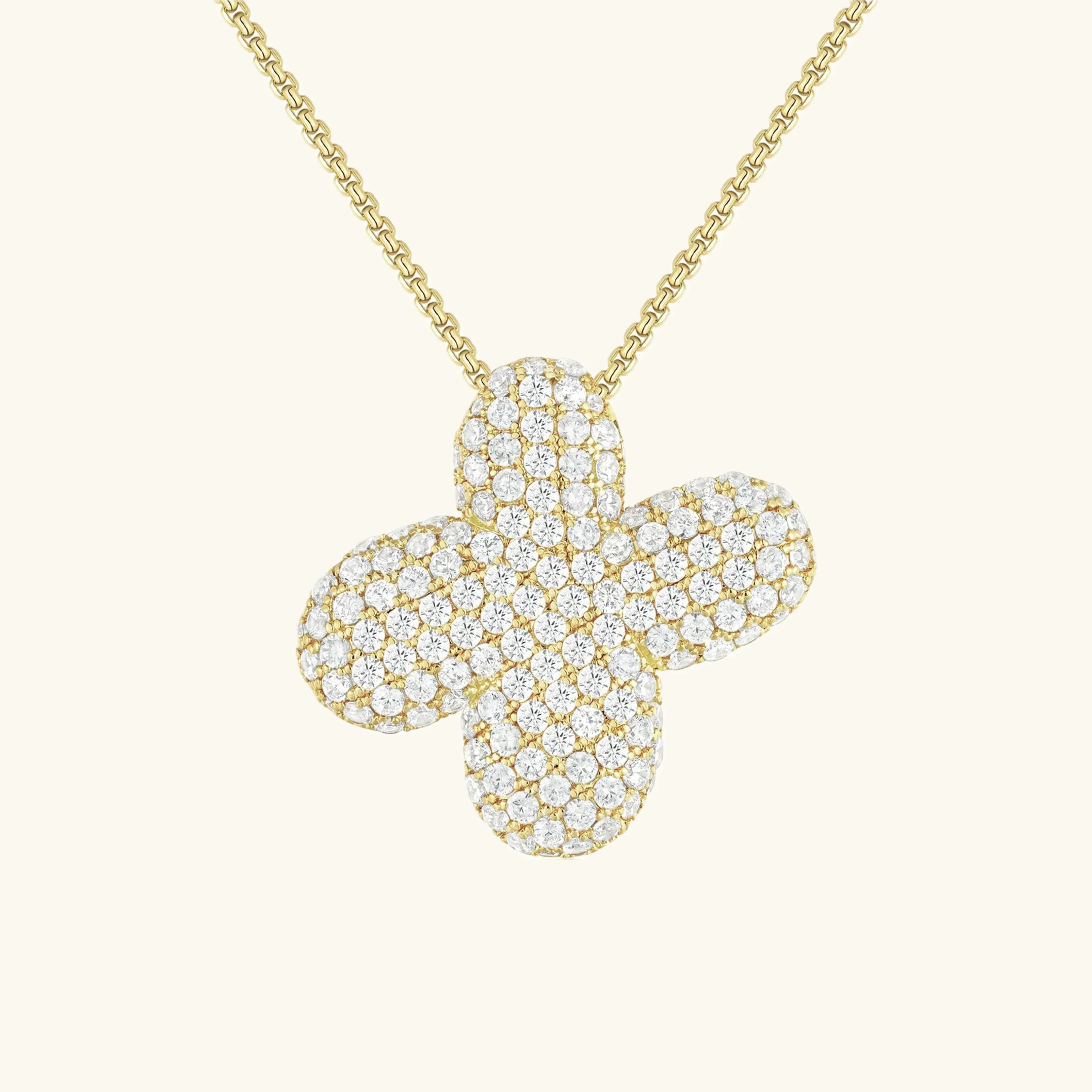 Mabelle Bubble Initial Necklace