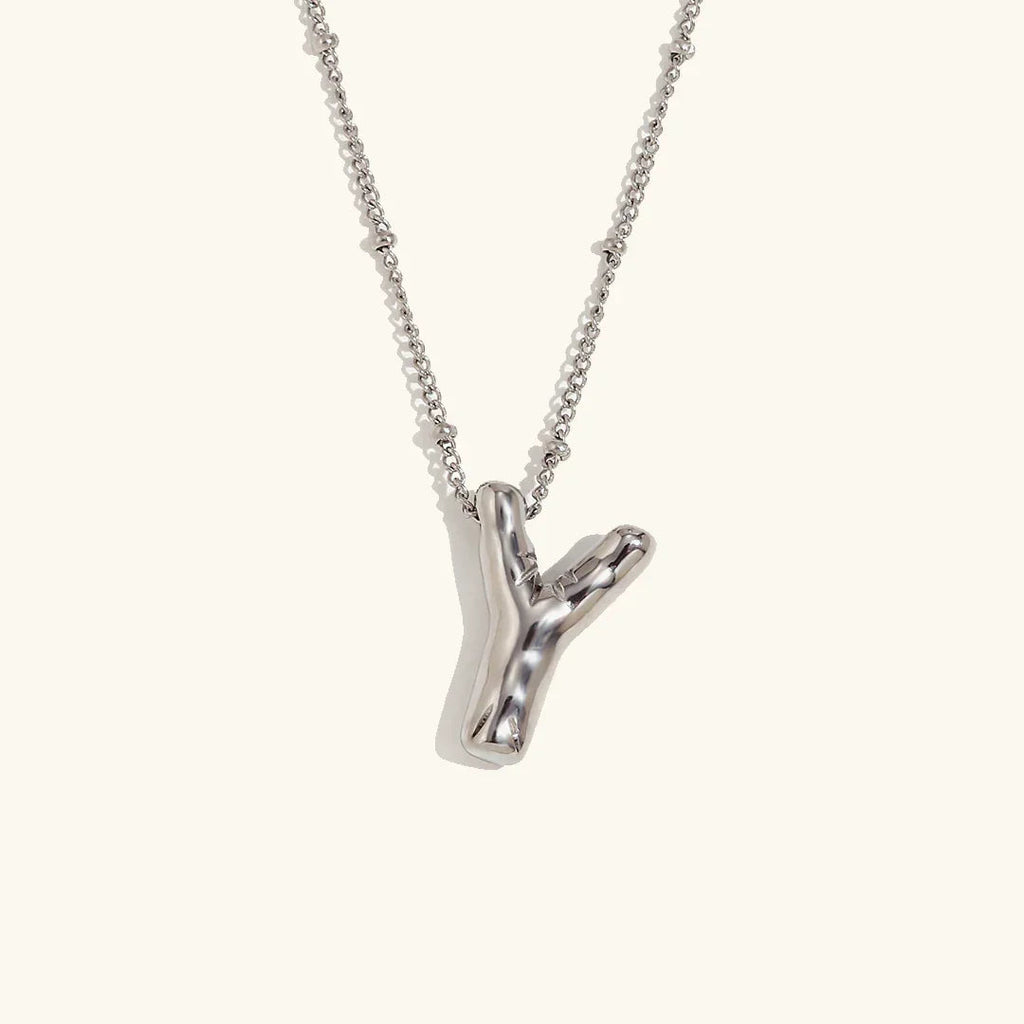 Juliet Bubble Initial Necklace