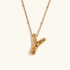 Juliet Bubble Initial Necklace