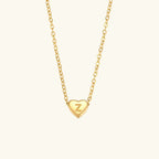 Amélie Heart Initial Necklace