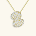 Mabelle Bubble Initial Necklace