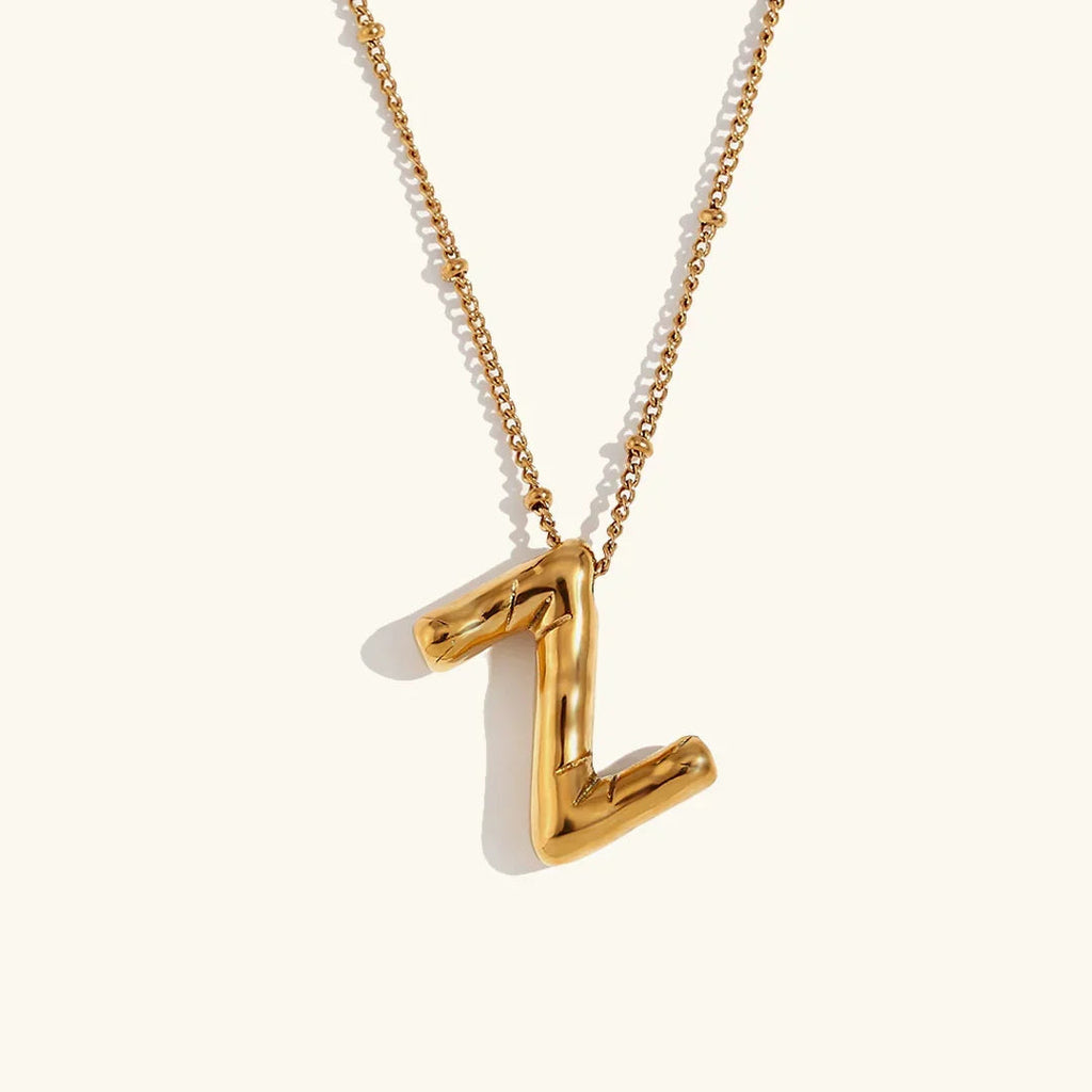 Juliet Bubble Initial Necklace