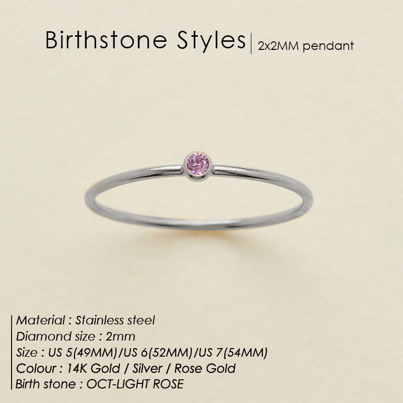 Dahlia Birthstone Ring