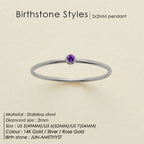 Dahlia Birthstone Ring