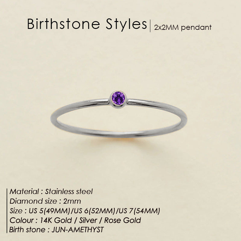 Dahlia Birthstone Ring