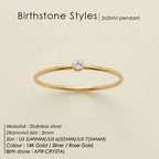 Dahlia Birthstone Ring