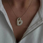 Mabelle Bubble Initial Necklace