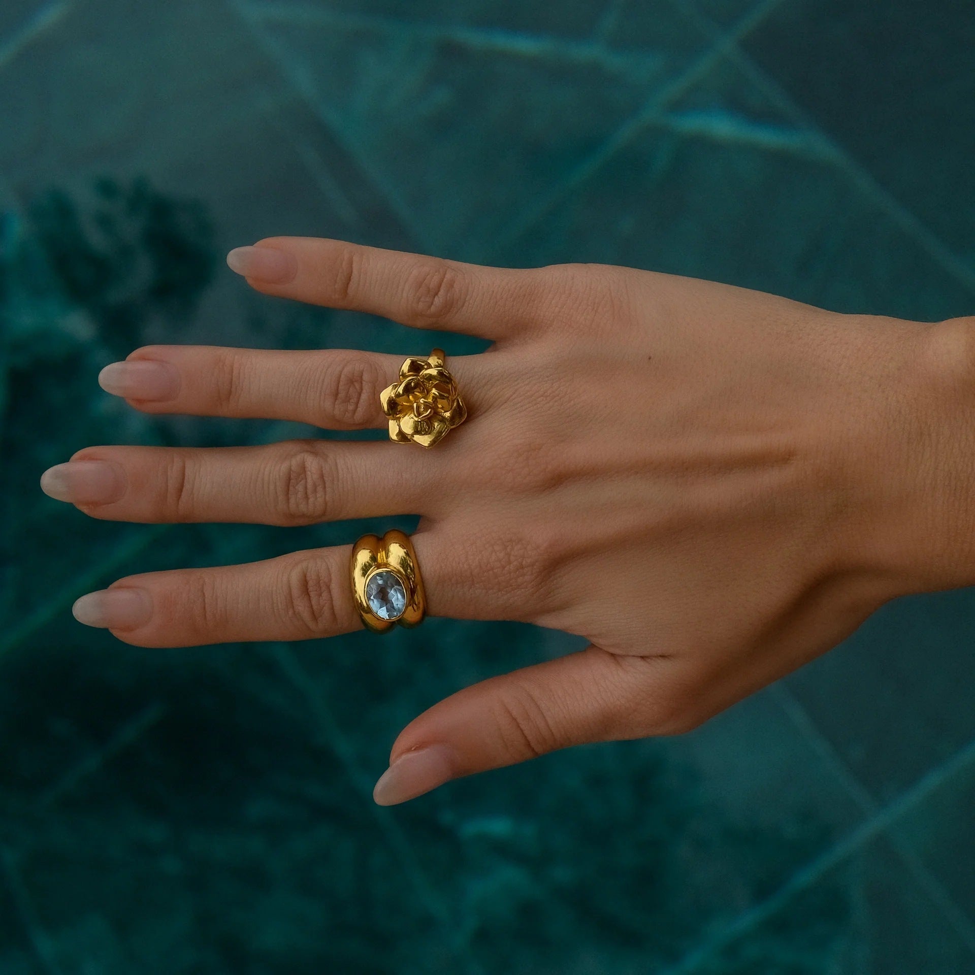 Fleur Floral Ring
