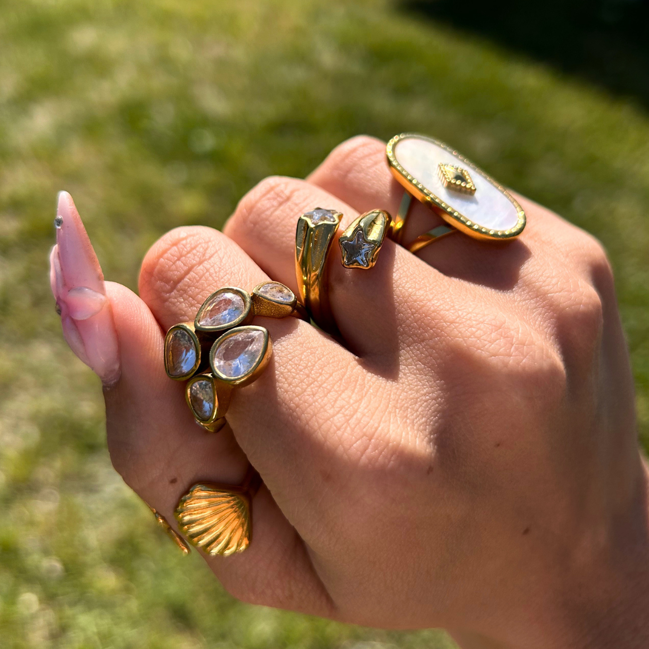 Elowen Star Ring