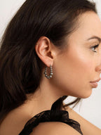 Ball Hoop Ohrringe Gold & Silber