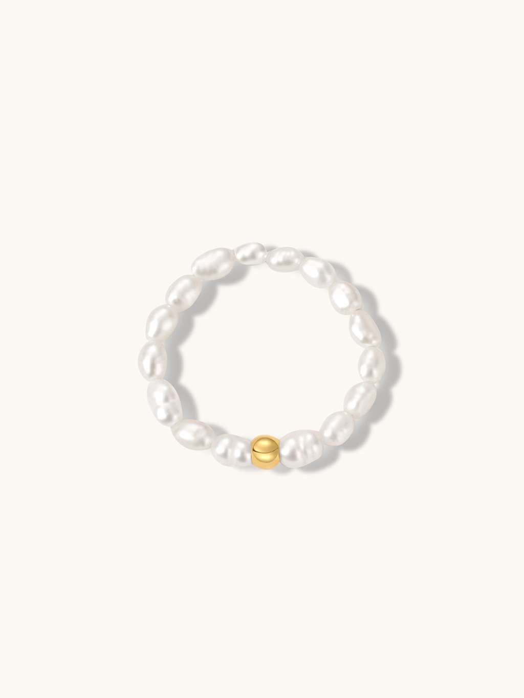 Bead Pearl Ring