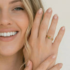 Hepzibah Birthstone Stacker Ring