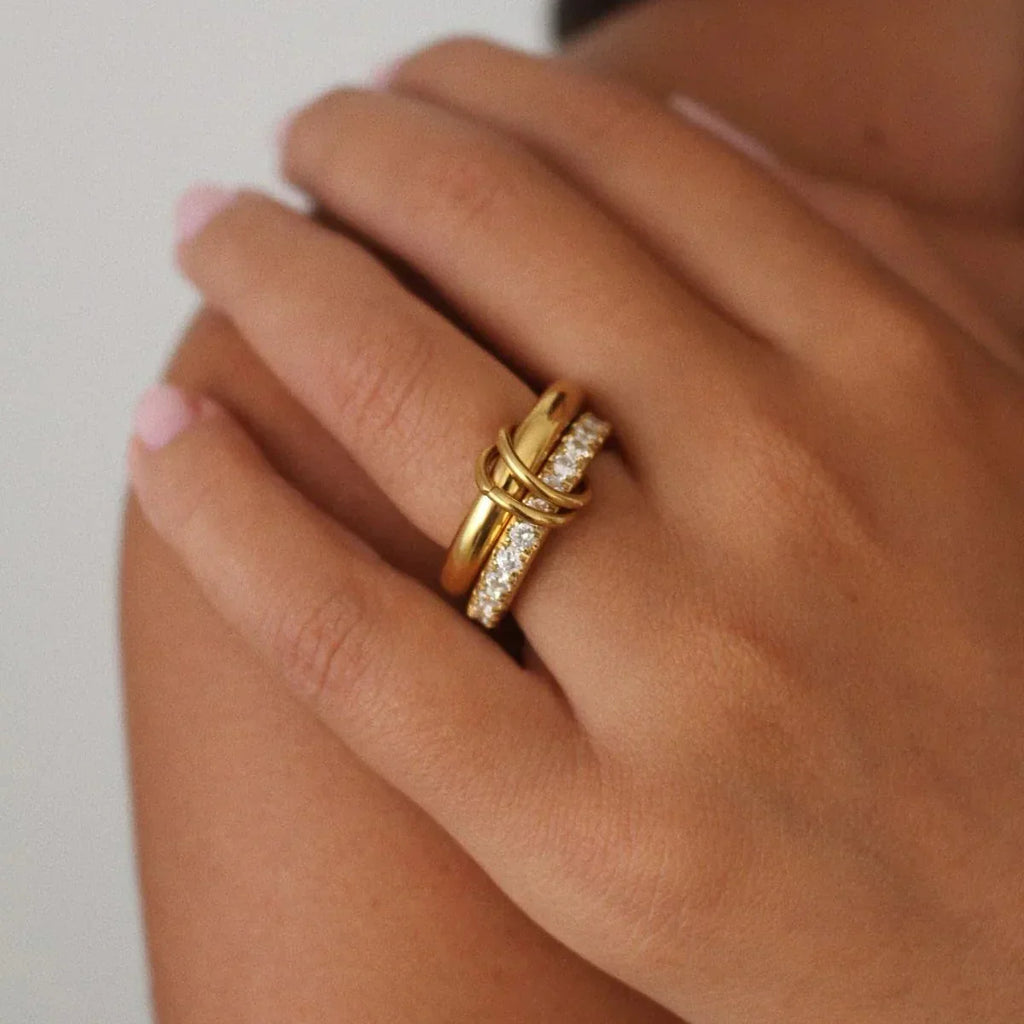 Jehanne Stacked Diamond Ring