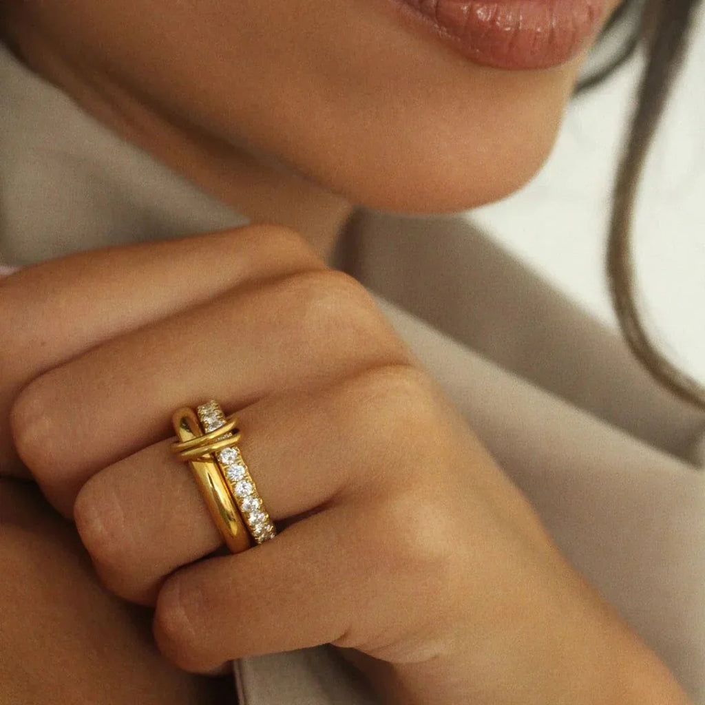 Jehanne Stacked Diamond Ring