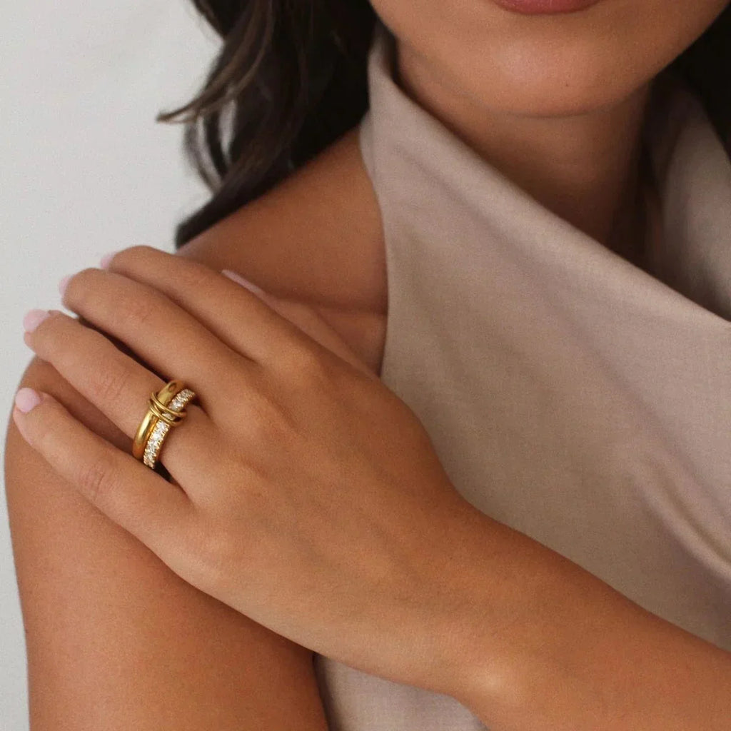 Jehanne Stacked Diamond Ring