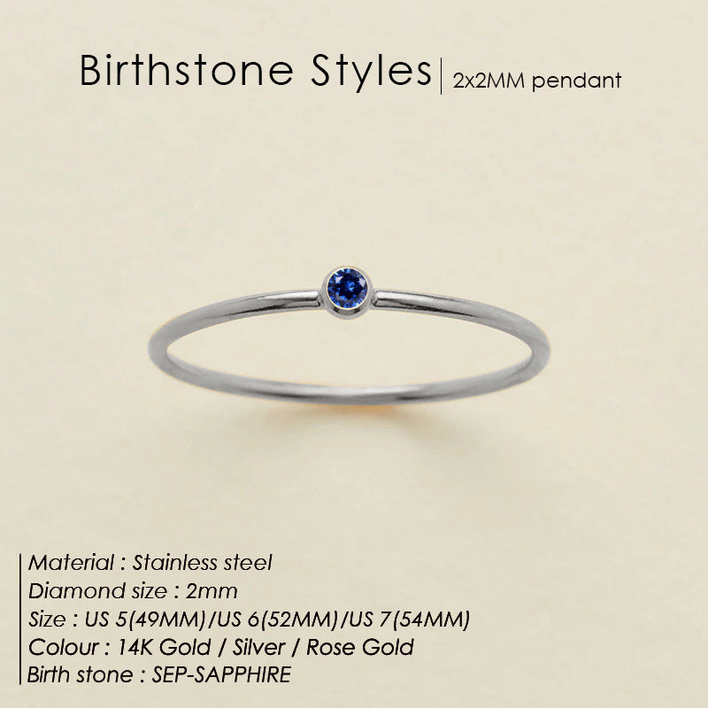 Dahlia Birthstone Ring