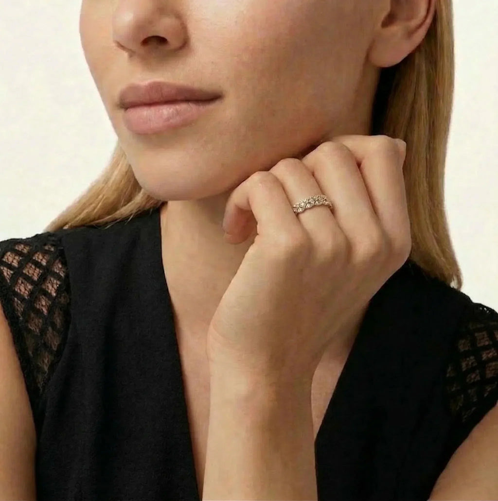 Rhea Patterned Ring
