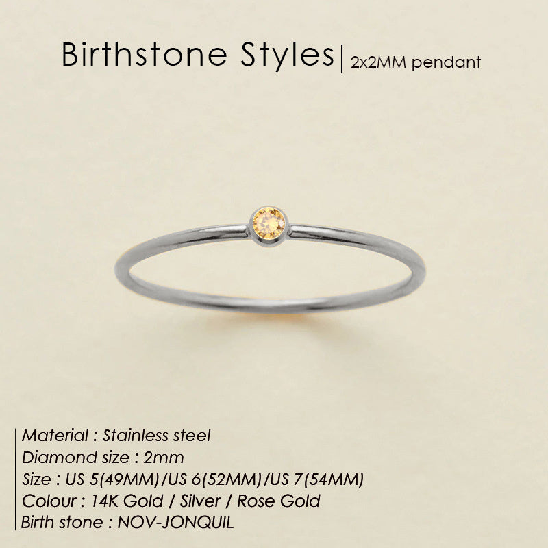 Dahlia Birthstone Ring