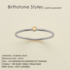 Dahlia Birthstone Ring