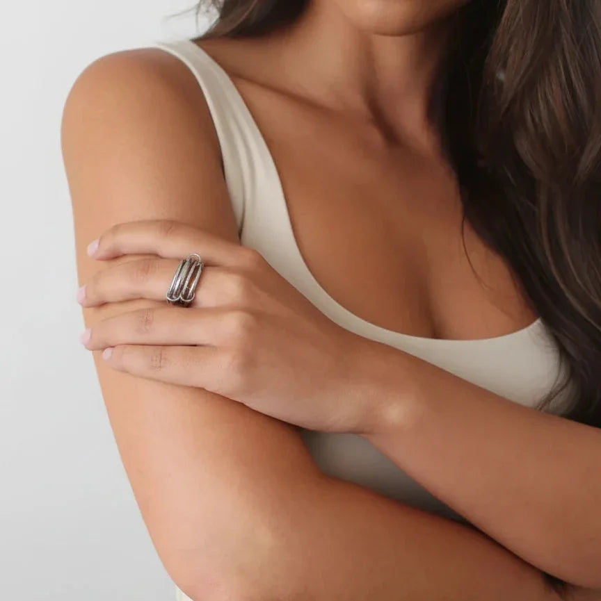Ottoline Diamond Ring Stack