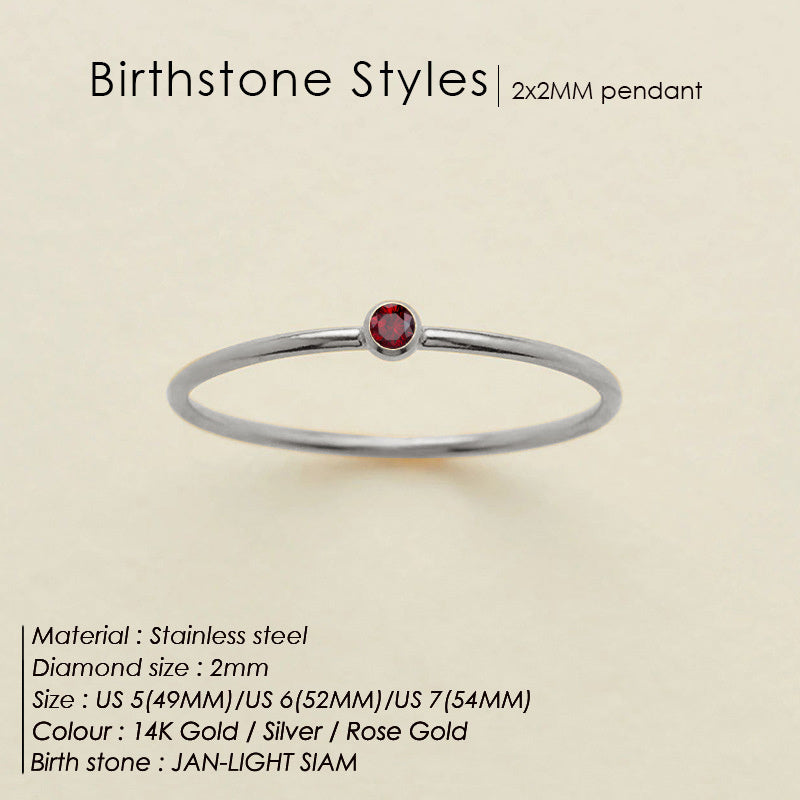 Dahlia Birthstone Ring