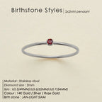 Dahlia Birthstone Ring