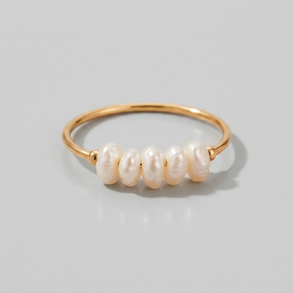 Lila Pearl Ring