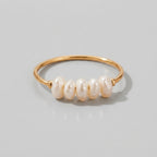 Lila Pearl Ring