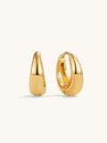 Graceful Dome Small Ohrringe Gold