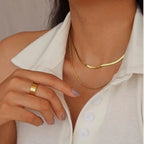Thomasin Layered Gold Chain Necklace