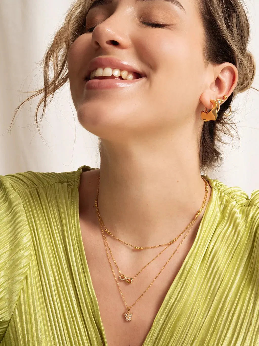 Hey Happiness Kette Gold