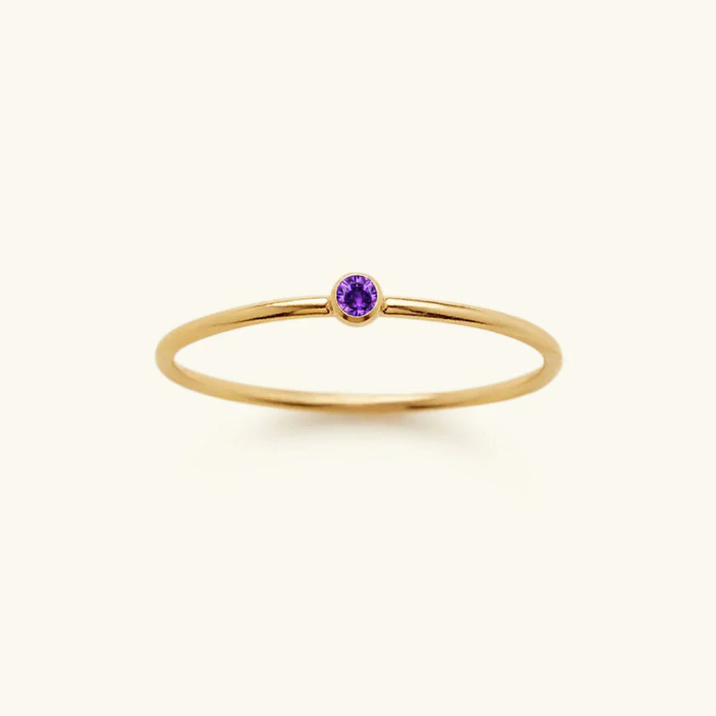 Hepzibah Birthstone Stacker Ring