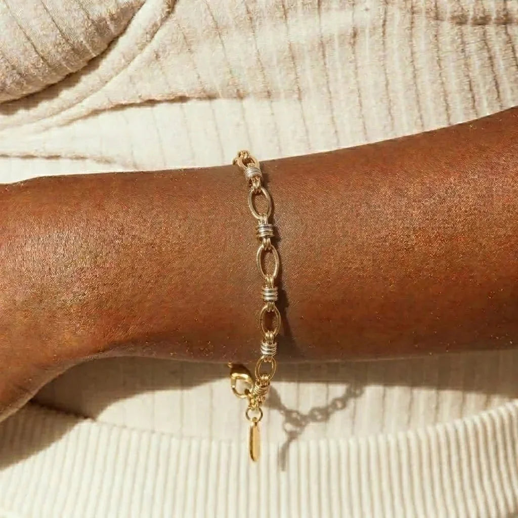 Zerlina Two Tone Bracelet